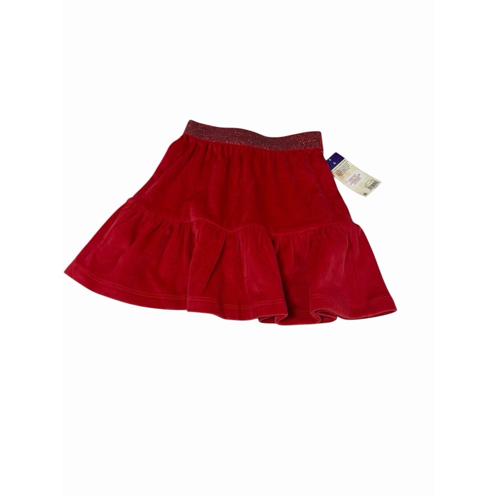 365 kids garanimals toddler girls red velvet skirt‎ size 4